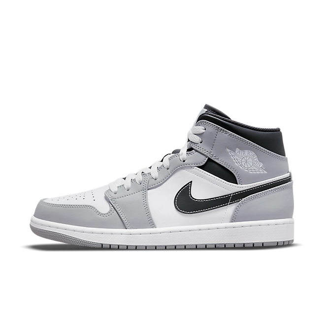 Air Jordan 1 Mid Light Smoke Grey Anthracite