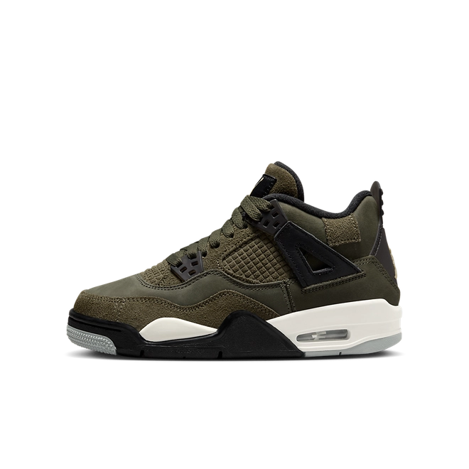 Air Jordan 4 Retro SE Craft Medium Olive (GS)