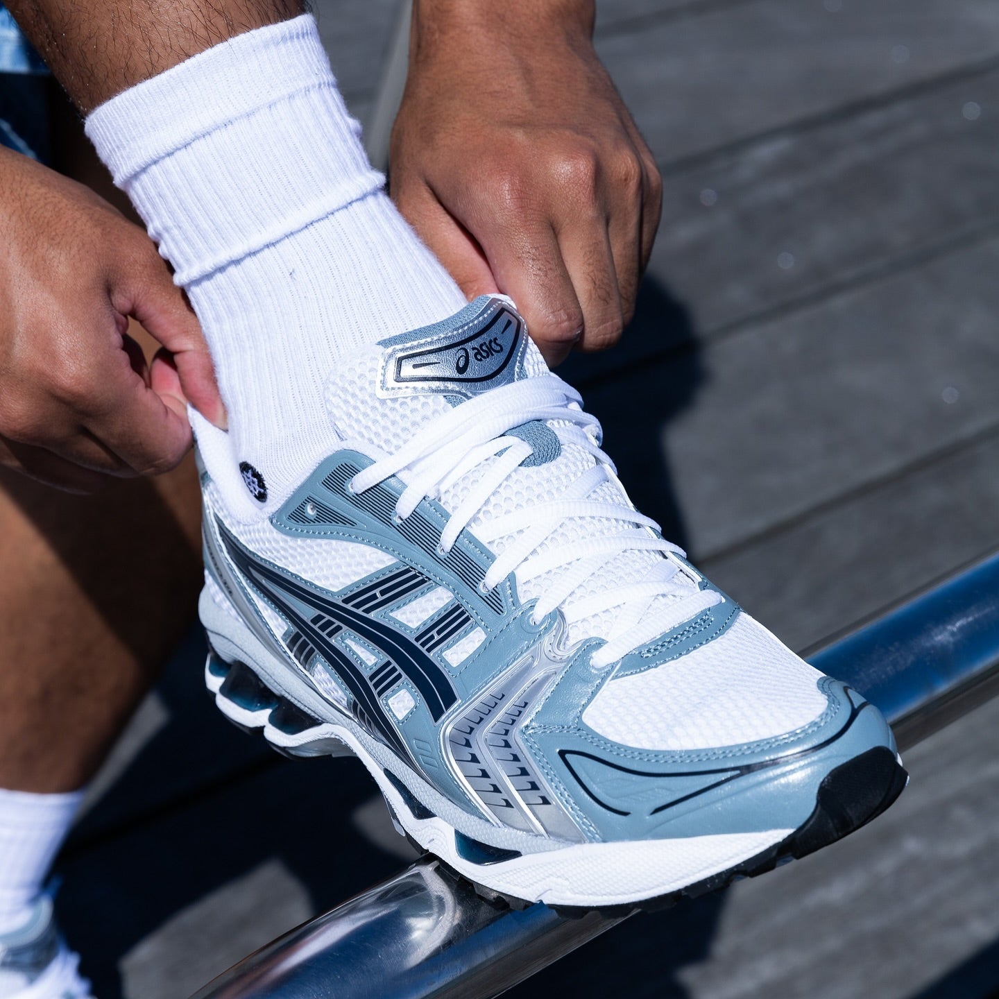 ASICS Gel-Kayano 14 White Fjord Grey