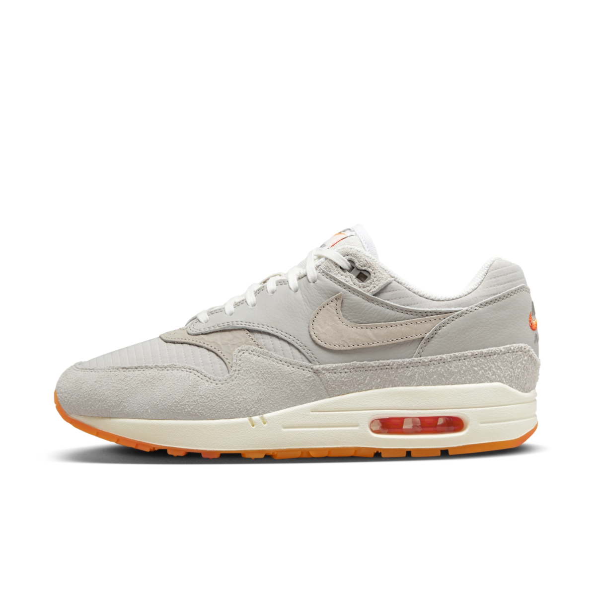 Nike Air Max 1 PRM Light Iron Ore Total Orange