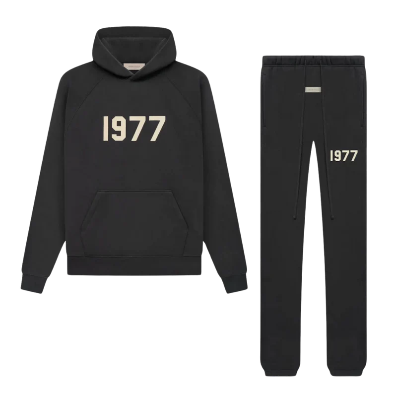 Fear of God Essentials 1977 Iron Black Full Set