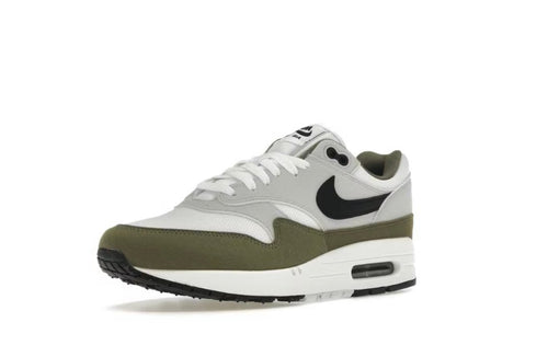 Nike Air Max 1 White Black Medium Olive