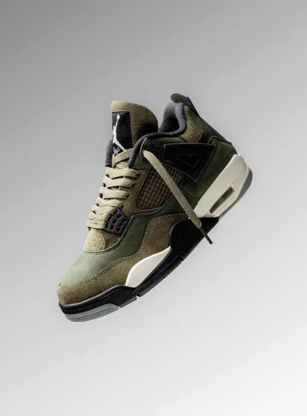 Air Jordan 4 Retro SE Craft Medium Olive (GS)