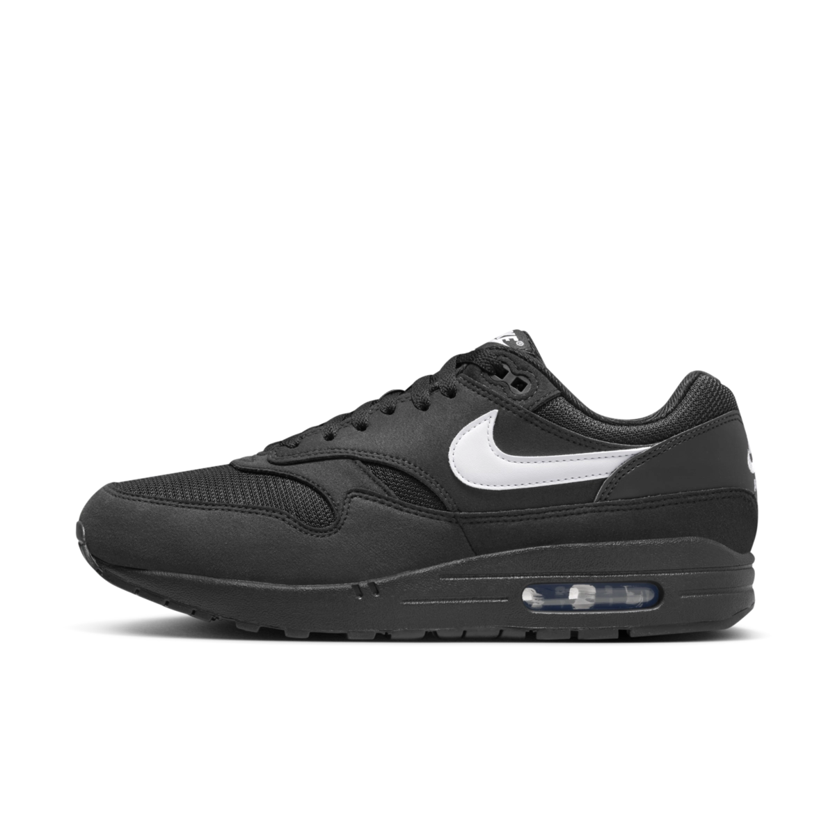 Nike Air Max 1 Black White Swoosh