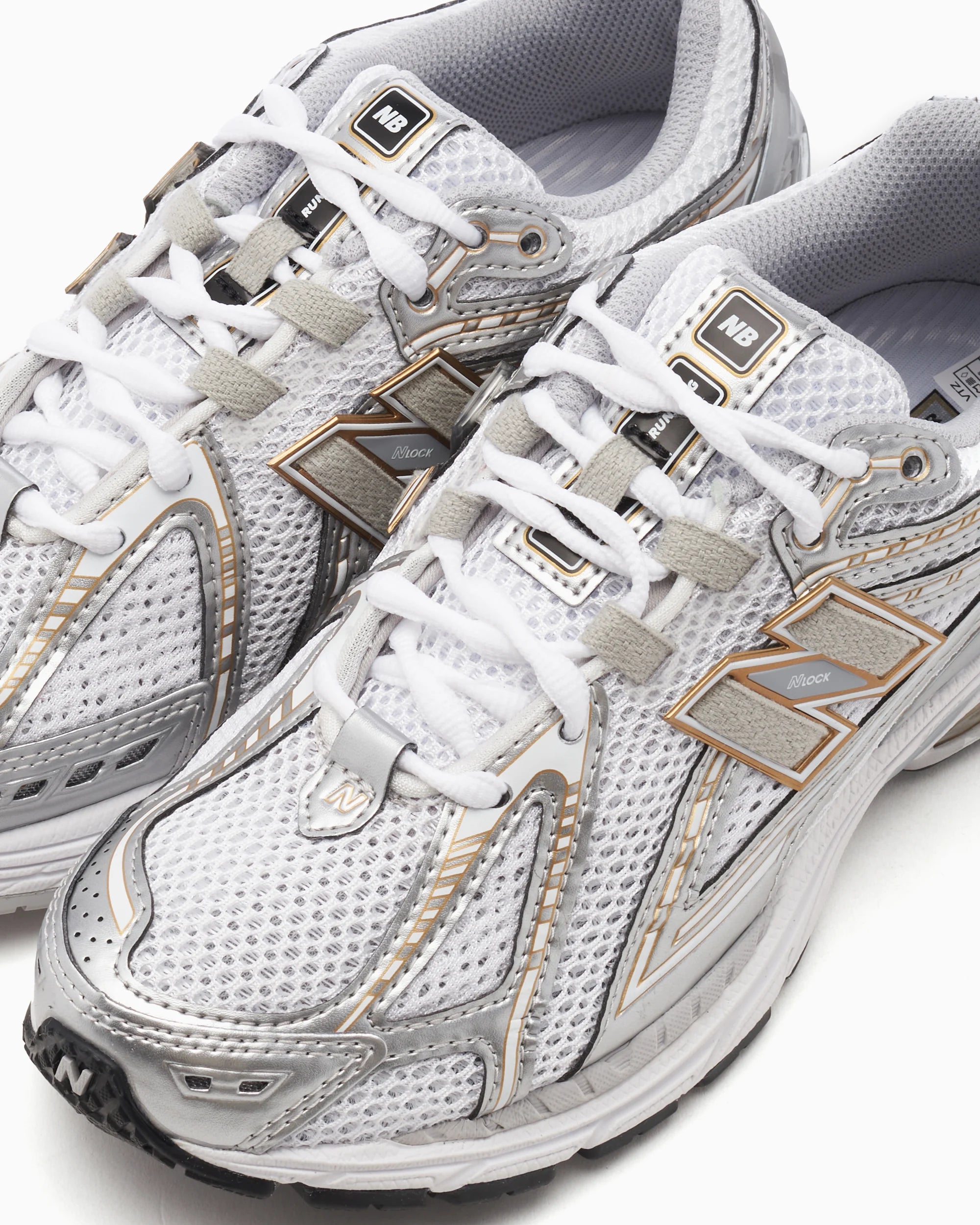 New Balance 1906R White Rain Cloud Silver Metallic Gold